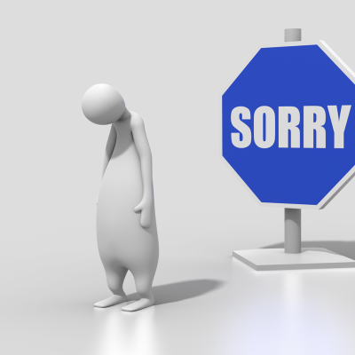 The art of a well thought out apology