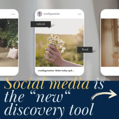It’s True, Social Media is the “New” Discovery Tool